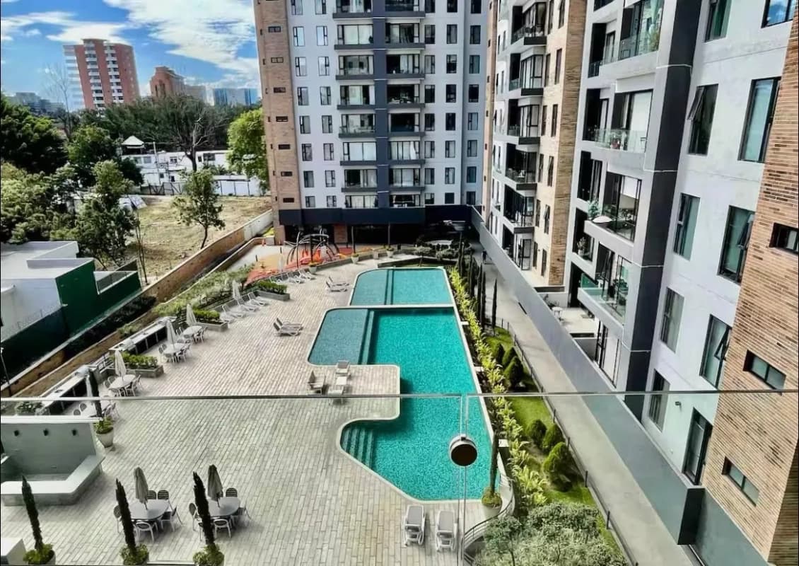 Apartamento amueblado en renta Parque 15 (D)
