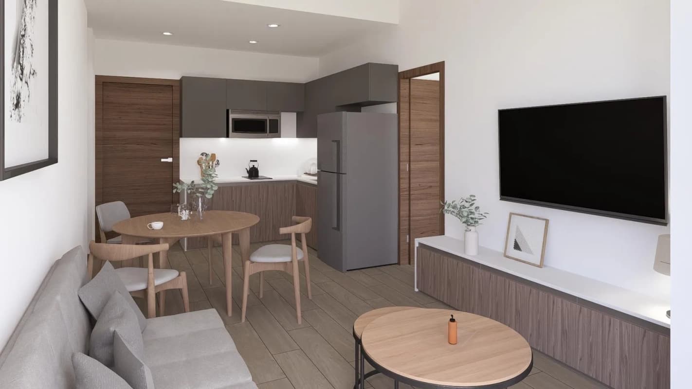 Apartamentos tipo estudio en Zona 10 (Opción 1)