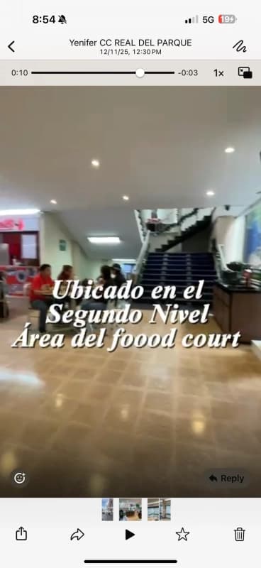 Kiosko en renta CC REAL DEL PARQUE Zona 1 (D)