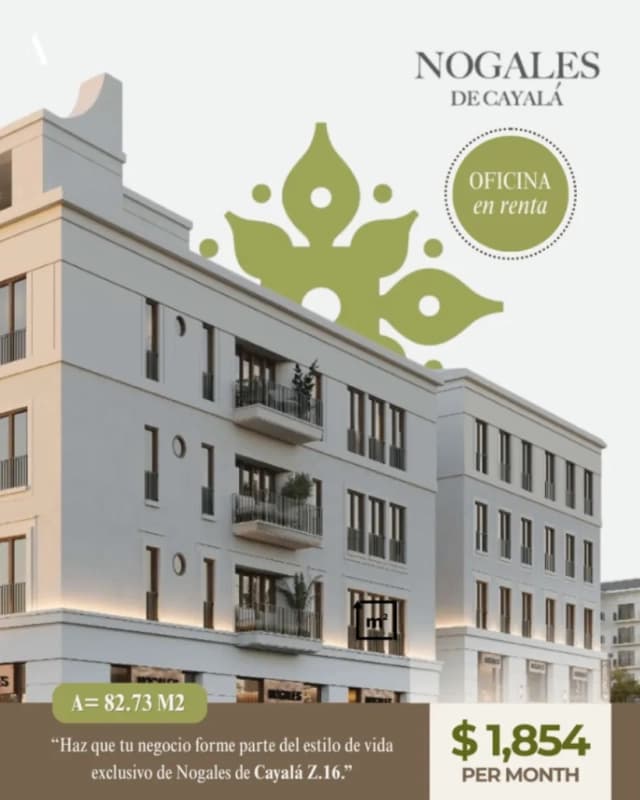 OFICINA/LOCAL EN RENTA | NOGALES, CAYALÁ, Z.16