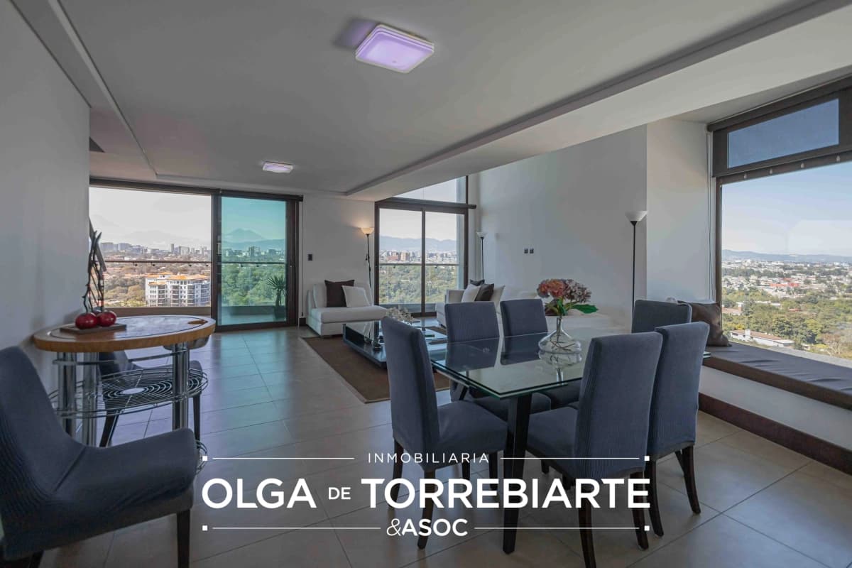 Apartamento amueblado en Viú Cayalá, Zona 16