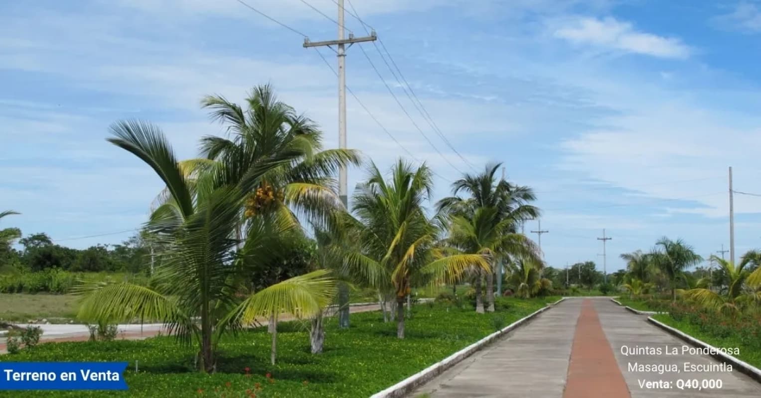 Terreno en Venta en La Ponderosa, Escuintla