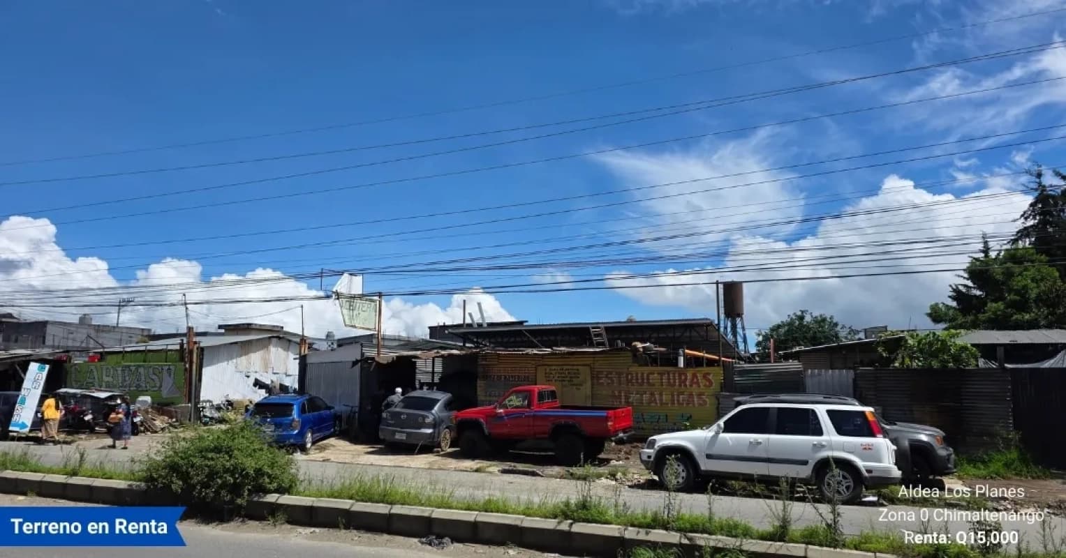 Terreno en Renta en Aldea Los Planes Chimaltenango