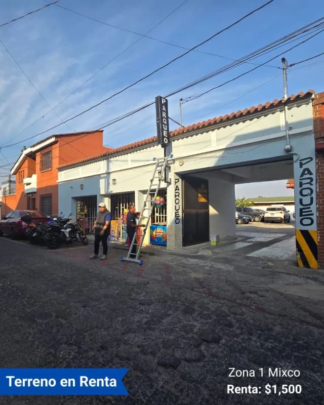 Terreno en Renta en zona 1 Mixco