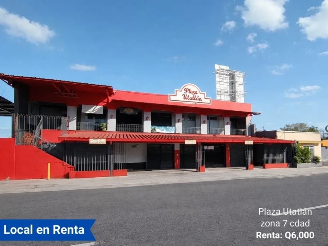 Local en Renta en Plaza Utatlán zona 7 cdad