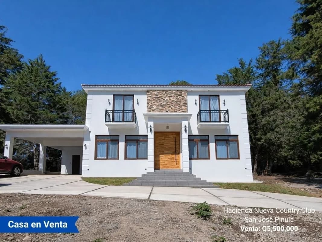 Casa en Venta en Hacienda Nueva Country Club San José Pinula