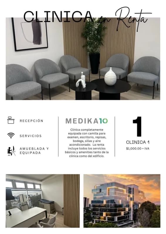 Clínica en Renta Medika 10