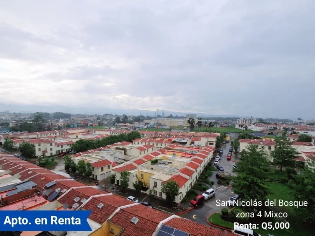 Apartamento en Renta en San Nicolás del Bosque zona 4 Mixco