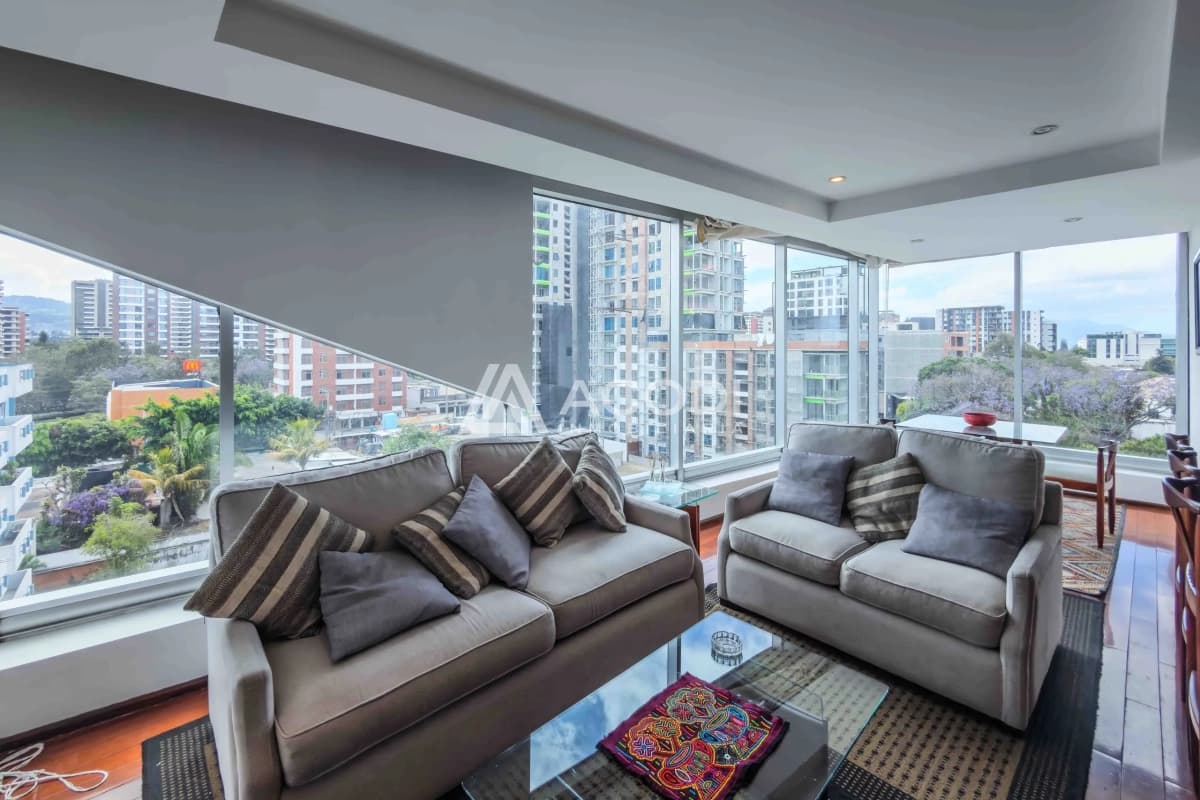Apartamento semi amueblado En Zona 13