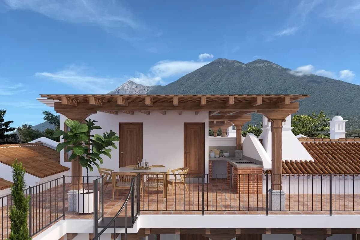 Casa en venta Mariposas De la Estancia Modelo A - Antigua Guatemala  (D)