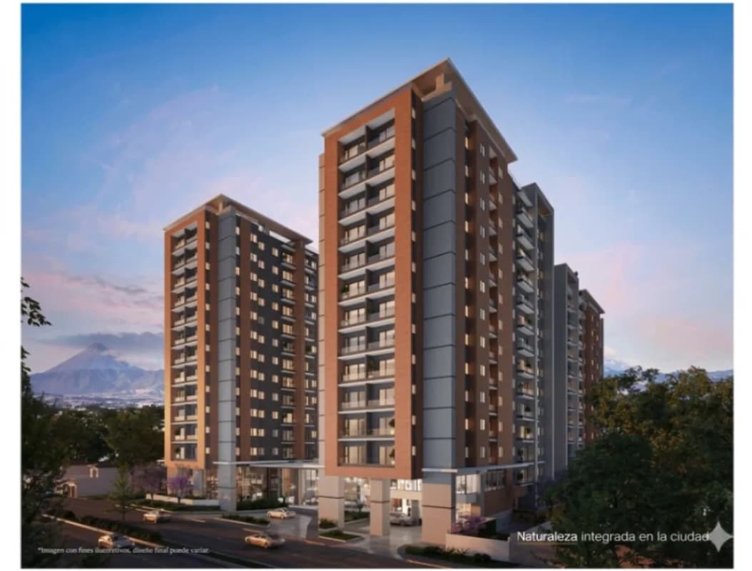 Vendo apartamento en edificio Essenza, zona 13