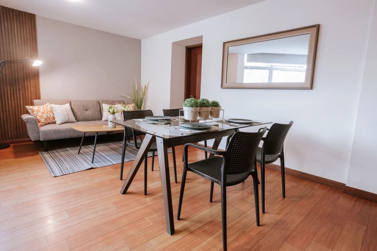 Lindo apartamento amueblado de 1 dormitorio en zona 13