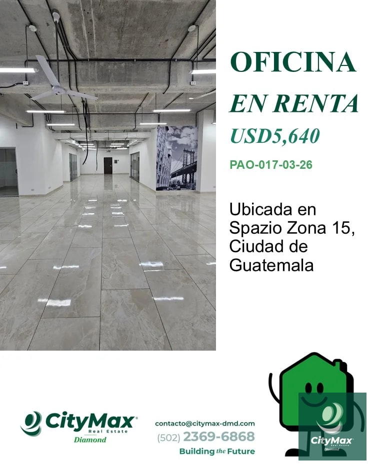 Oficina en Renta en Spazio Zona 15 Ciudad de Guatemala - 1