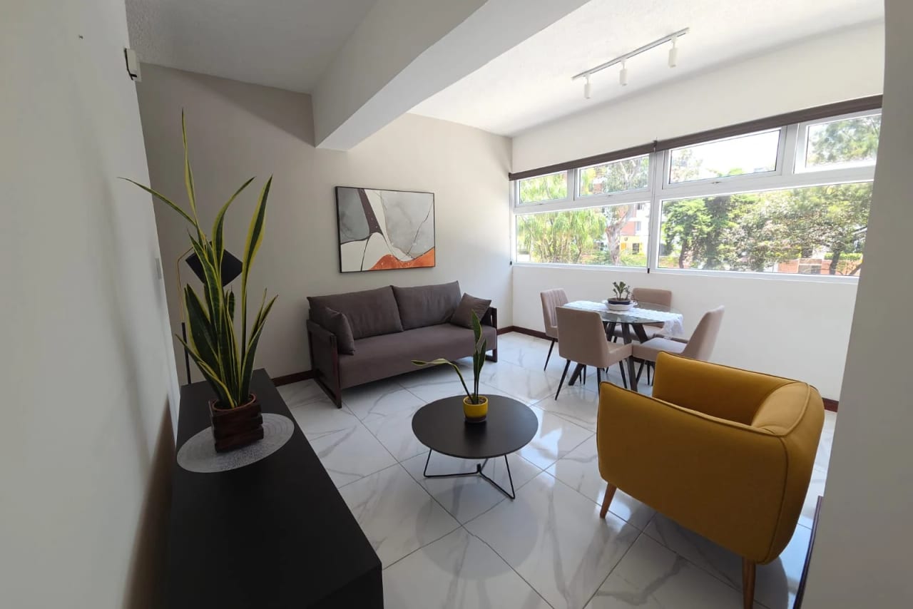 RENTO APTO AMUEBLADO ZONA 13 VISTALAGO REF.6926 *60 M2, 1 HAB, 1 BAÑO, 1 PARQUEO, Q.5200* — Apartamento en Alquiler en Zona 13, Guatemala, Ciudad — foto 4 de 14