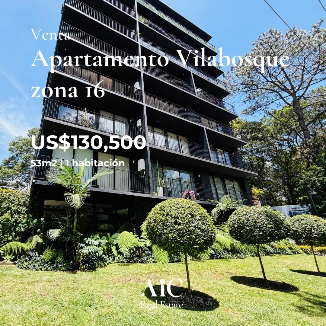 Apartamento en Venta, Edificio Vilabosque 53 MTS2, 1 Dormitorio, Zona — Apartamento en Venta en Zona 16, Guatemala, Ciudad — foto 1 de 17