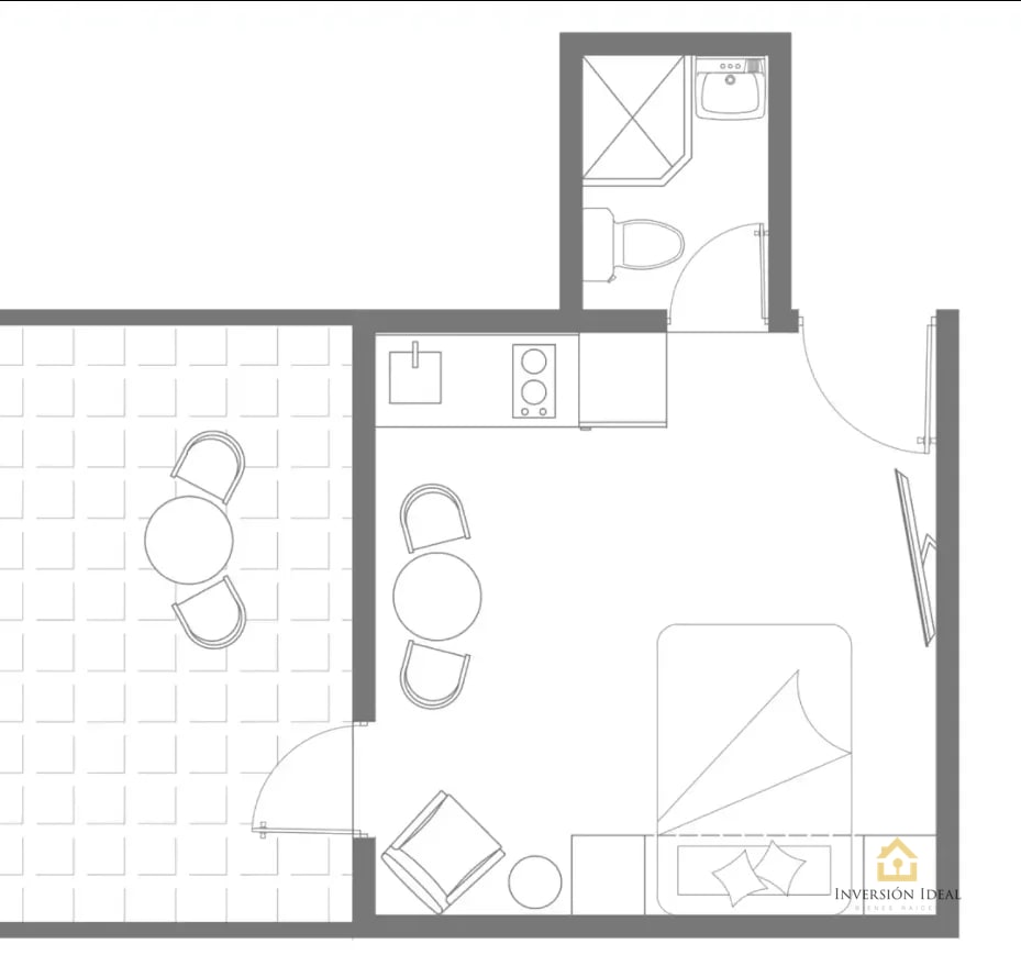 Rento apartamento amueblado 1 hab Q4,500 Oakland II Zona 10 - 10