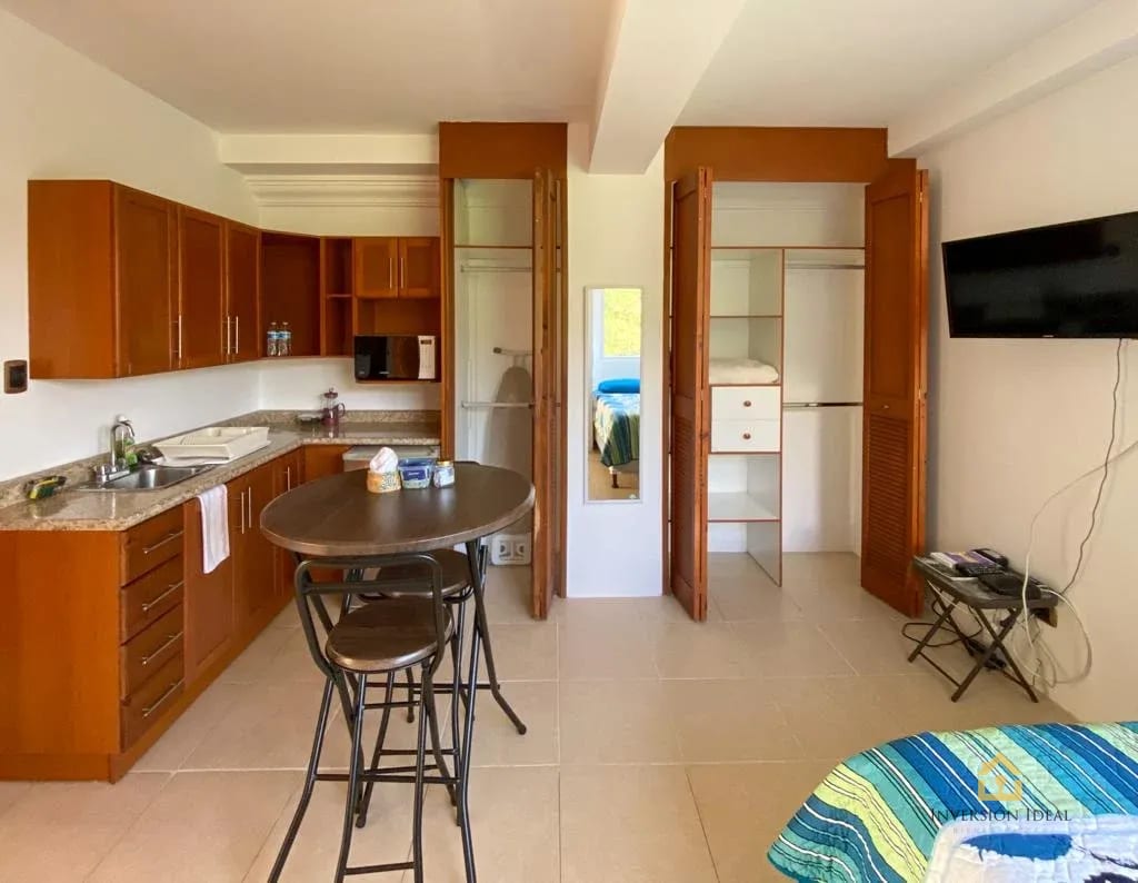 Rento apartamento amueblado 1 habitación - Q3,500 - Edificio Veremos — Apartamento en Alquiler en La Montaña, Zona 16, Guatemala, Ciudad — foto 6 de 8