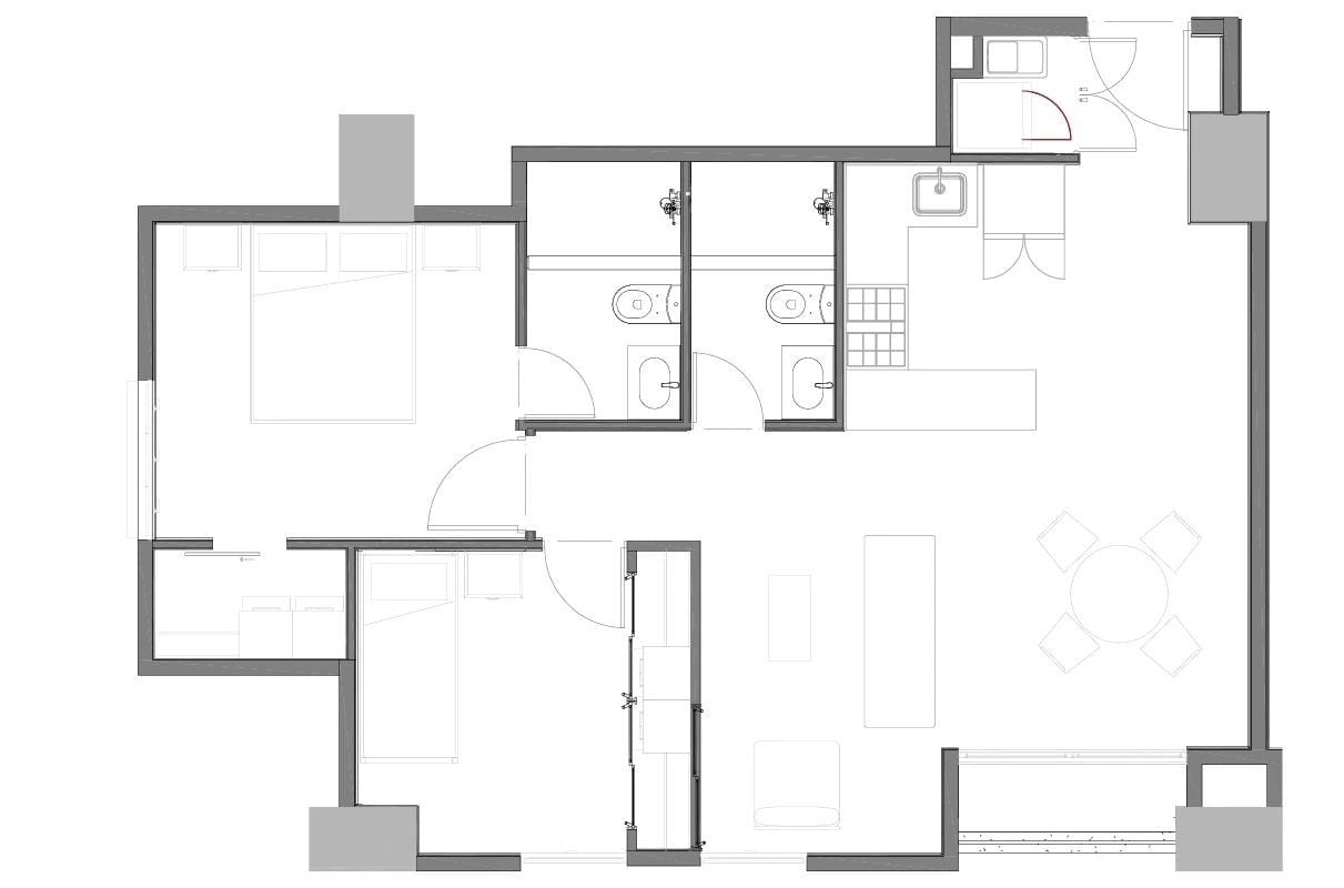 APARTAMENTO EN ALQUILER - NIVEL ALTO - EDIFICIO MARABI MARISCAL ZONA 11 — Apartamento en Alquiler en Zona 11, Guatemala, Ciudad — foto 8 de 17