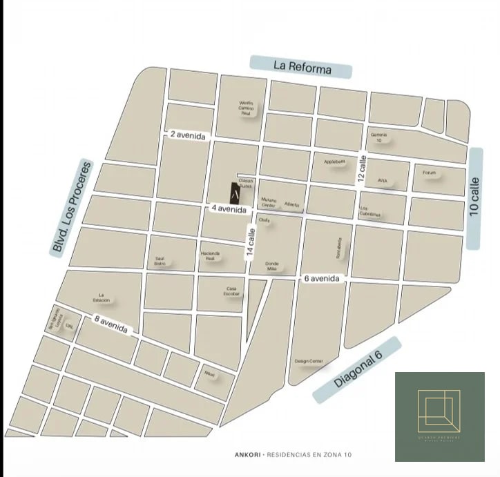 Apartamento en venta en planos, con una ubicación inigualable en zona 10 — Apartamento en Venta en Zona 10, Guatemala, Ciudad — foto 5 de 7
