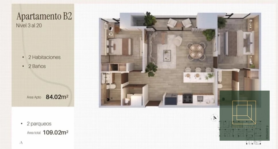 Apartamento en venta en planos, con una ubicación inigualable en zona 10 — Apartamento en Venta en Zona 10, Guatemala, Ciudad — foto 7 de 7
