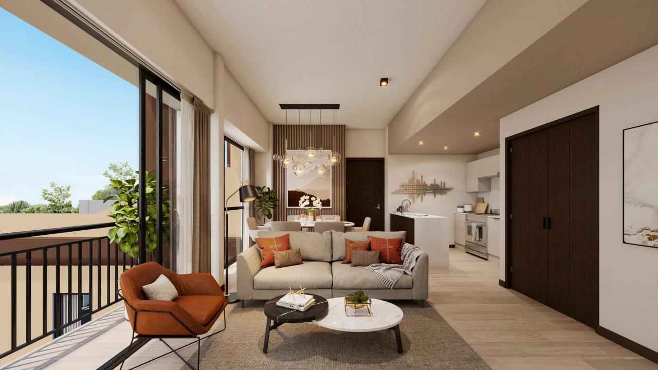Apartamento en nivel alto en Altaire, zona 11 — Apartamento en Venta en Zona 11, Guatemala, Ciudad — foto 1 de 10