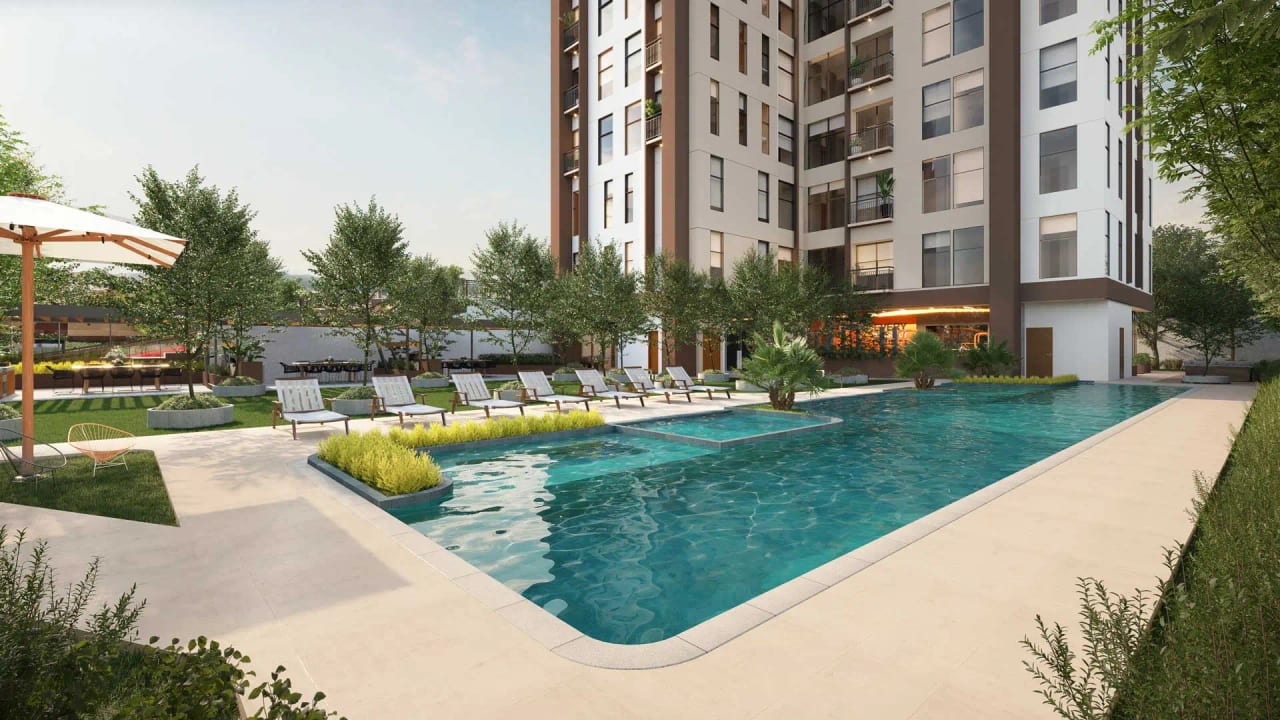 Apartamento en nivel alto en Altaire, zona 11 — Apartamento en Venta en Zona 11, Guatemala, Ciudad — foto 1 de 10