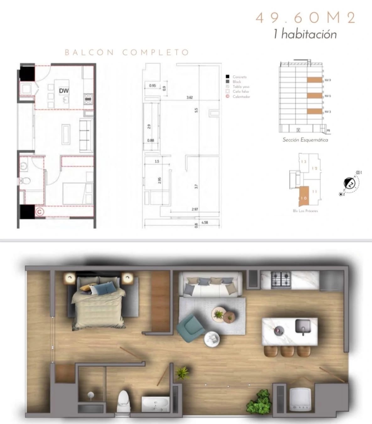Apartamento en Zona 10 — Apartamento en Venta en Zona 10, Guatemala, Ciudad — foto 4 de 4