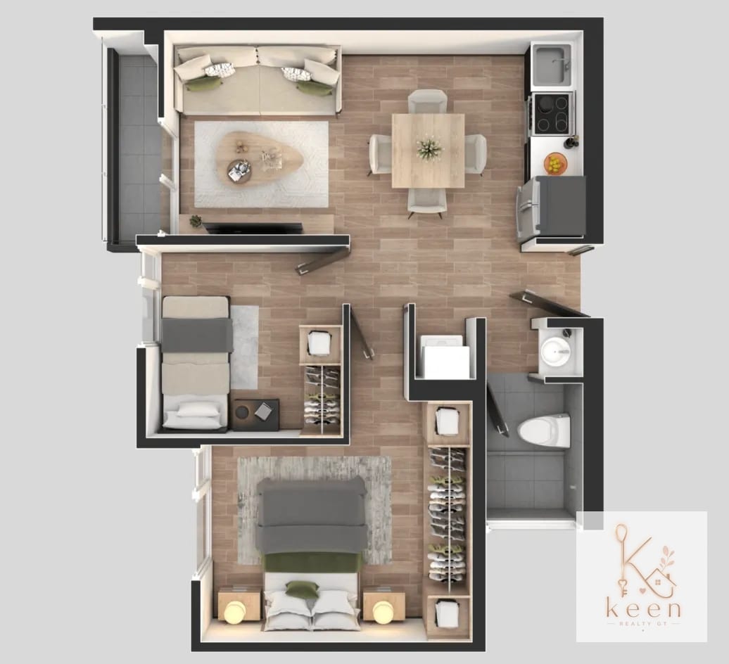 Apartamento en Alquiler Zona 2 Edificio Bossen — Apartamento en Alquiler en Bossen, Zona 2, Guatemala, Ciudad — foto 9 de 12