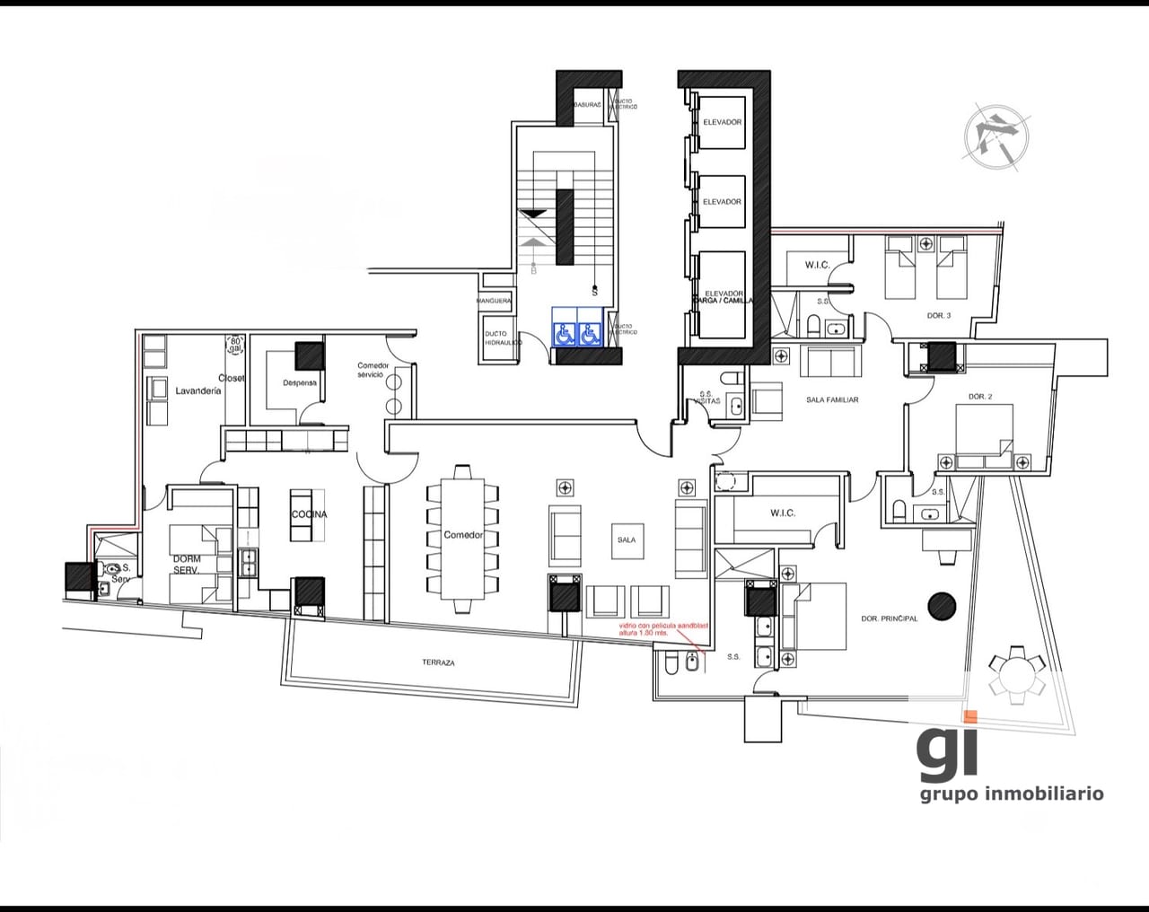 Apartamento en alquiler zona 14 — Apartamento en Venta en Zona 14, Guatemala, Ciudad — foto 14 de 14