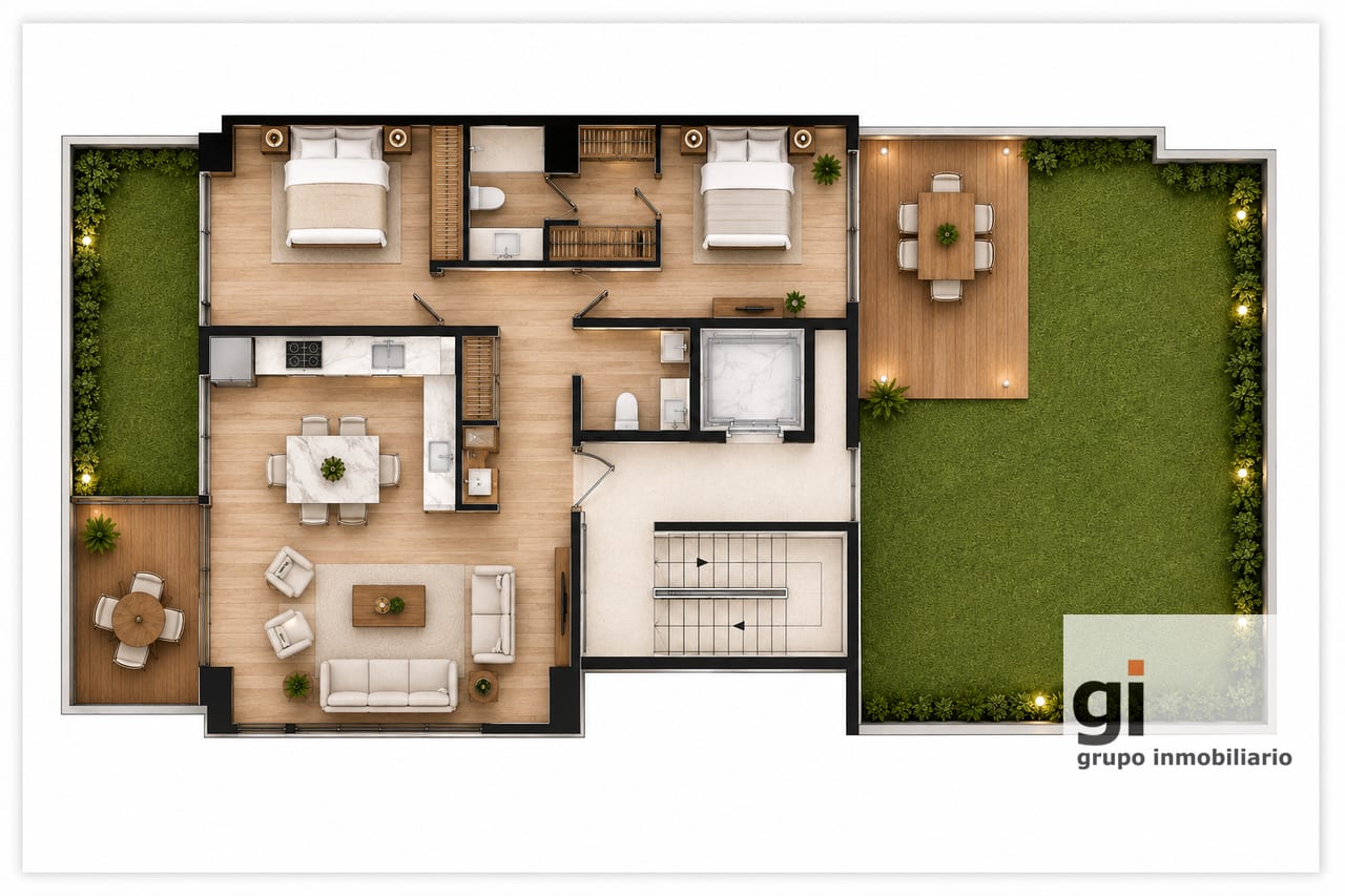 Terraza con apartamento en zona 15 vh 2 — Apartamento en Venta en Zona 15, Guatemala, Ciudad — foto 11 de 11