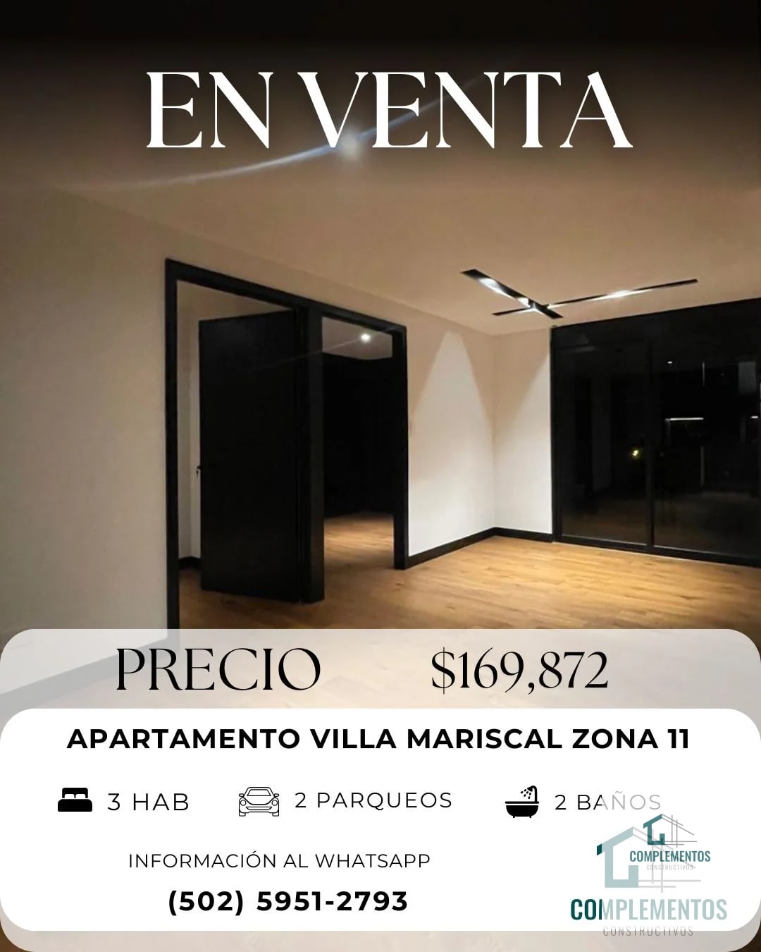 Villa Mariscal, Apartamento en Venta zona 11 - 1