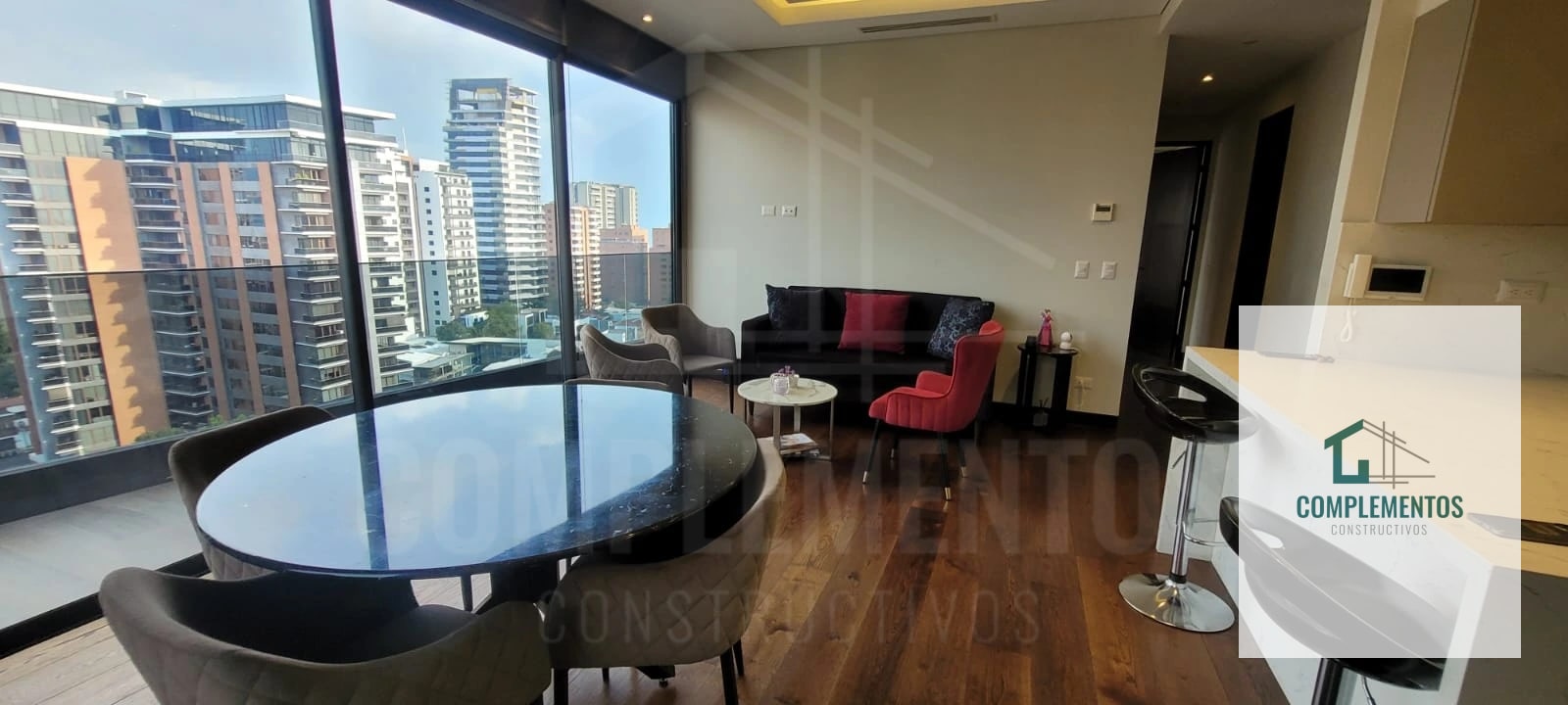 Santa Inés del Parque, Apartamento en Renta zona 14, 2hab. 108 M2 — Apartamento en Alquiler en Santa Inés del Parque, Zona 14, Guatemala, Ciudad — foto 6 de 10