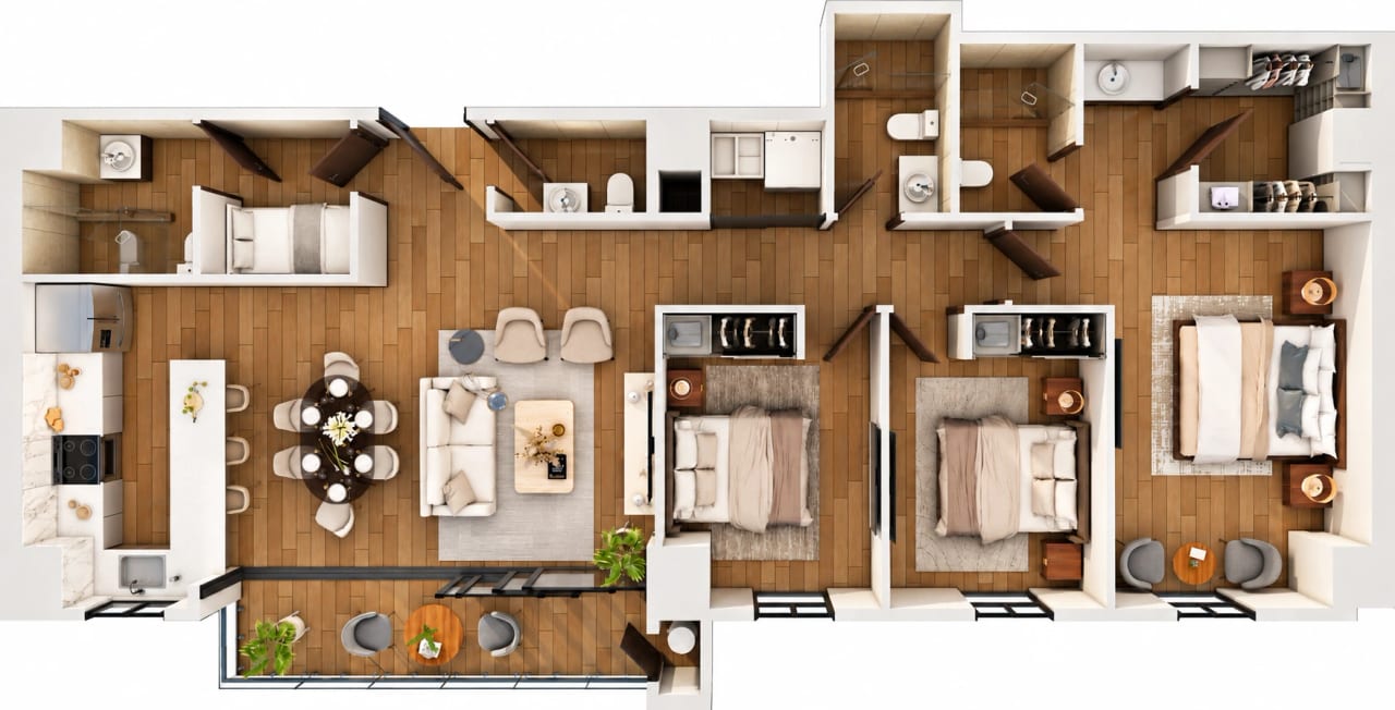 Apartamento en VENTA en Zona 16 — Apartamento en Venta en Zona 16, Guatemala, Ciudad — foto 5 de 17