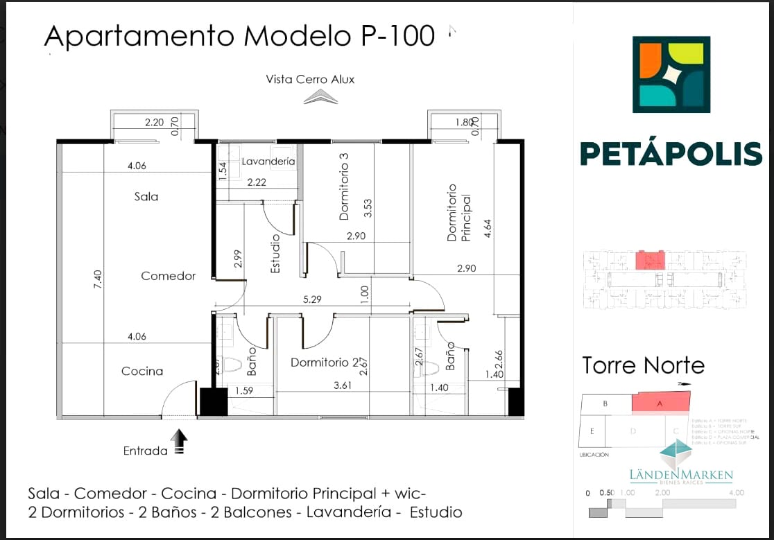 APARTAMENTO AMPLIO PARA ESTRENAR EN EDIFICIO PETÁPOLIS ZONA 12 — Apartamento en Alquiler en Petápolis, Zona 12, Guatemala, Ciudad — foto 6 de 16