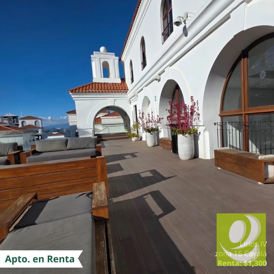 Apartamento en Renta en Lirios IV zona 16 Cayalá - 1