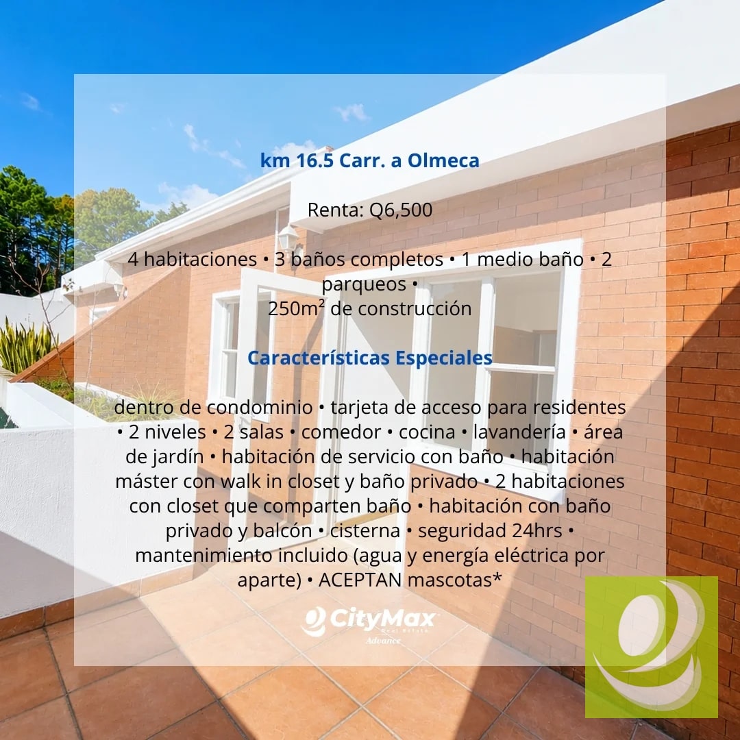 Casa en Renta en km. 16.5 Carretera a Olmeca - 7