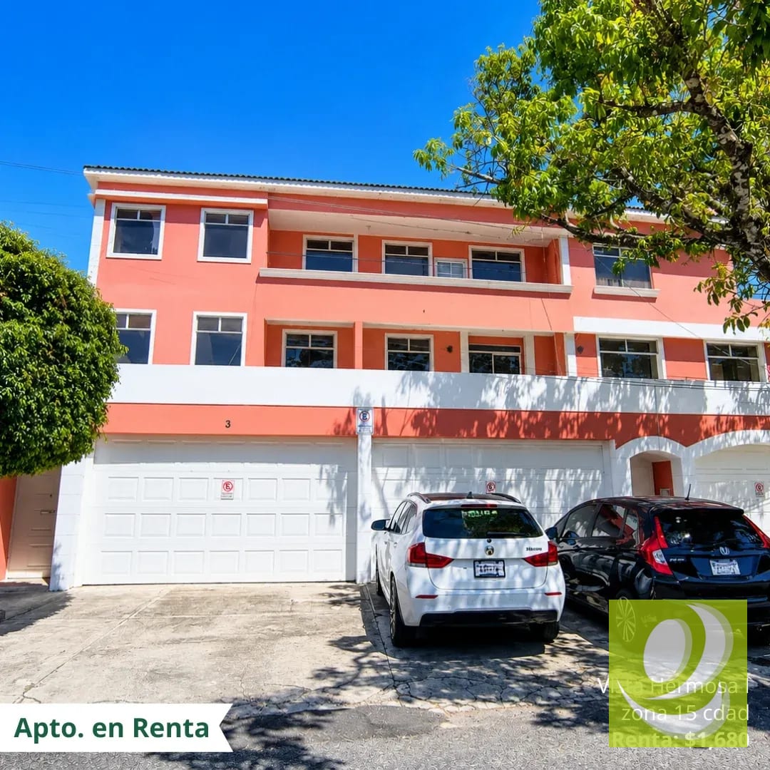 Apartamento en Renta en Vista Hermosa I — Apartamento en Alquiler en Zona 15, Guatemala, Ciudad — foto 1 de 8