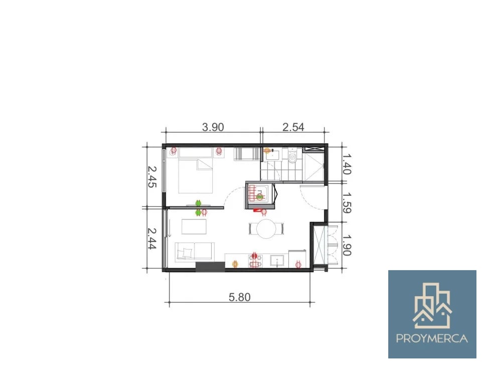 Apartamento en venta, Edificio Hessen, Zona 15 - 3