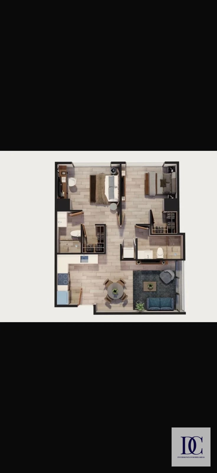 📍 APARTAMENTO EN RENTA – 2 HAB | EDIFICIO CASSIA | ZONA 15 VH1 - 5