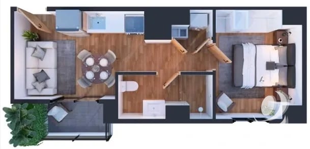 Apartamento en Venta Zona 12 Guatemala TIPO A — Apartamento en Venta en Zona 12, Guatemala, Ciudad — foto 8 de 8