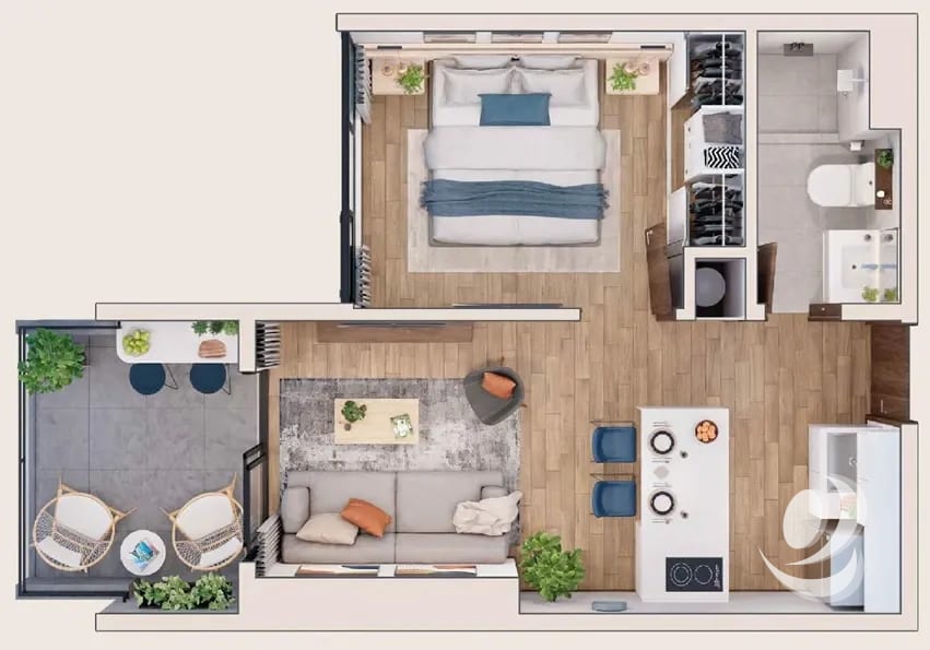 Apartamento en Venta en Zona 4 Guatemala Modelo ROMERO — Apartamento en Venta en Zona 4, Guatemala, Ciudad — foto 2 de 6
