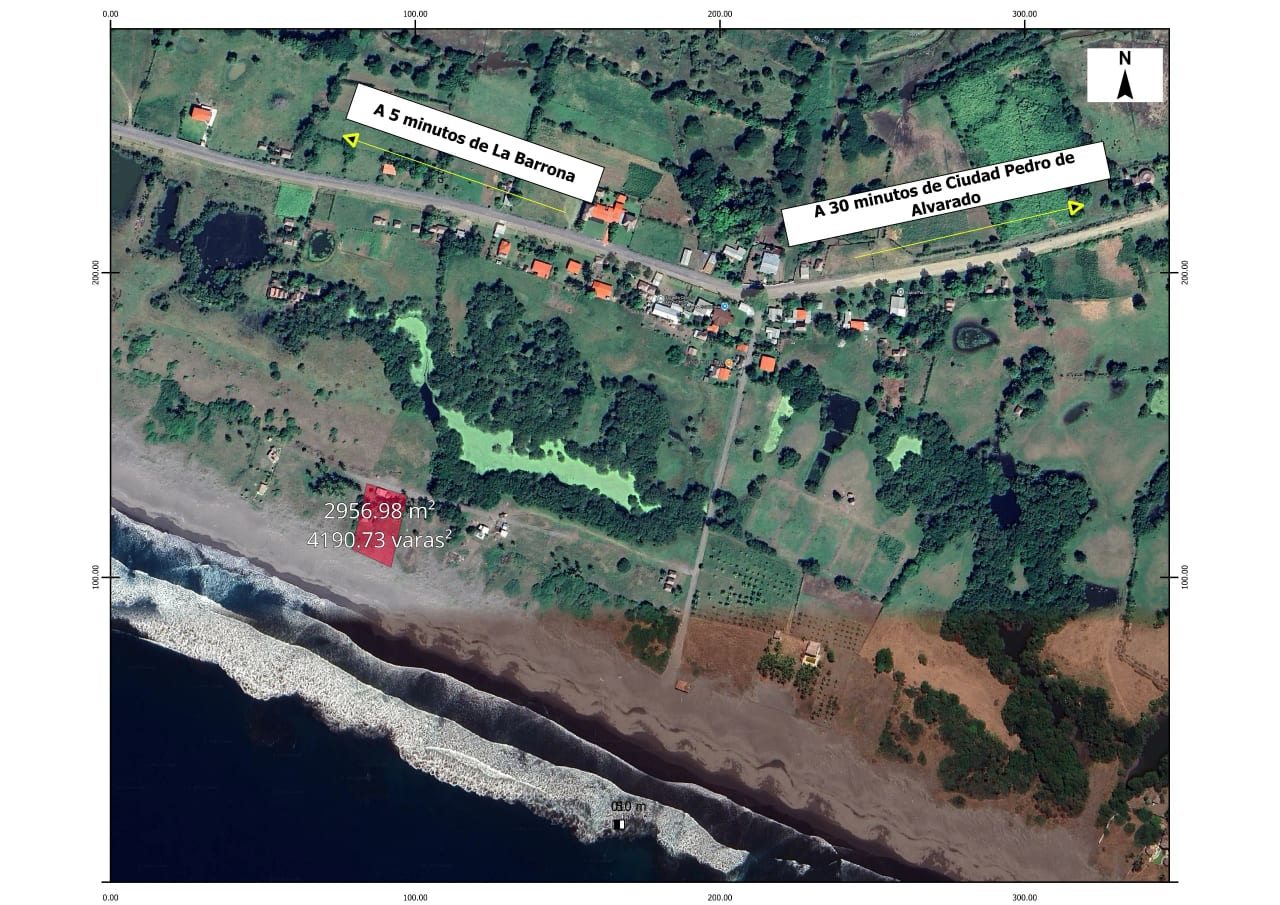 Terreno en la Playa La Barrona en Moyuta Jutiapa / FS2 — Terreno en Venta en Moyuta, Jutiapa — foto 3 de 3