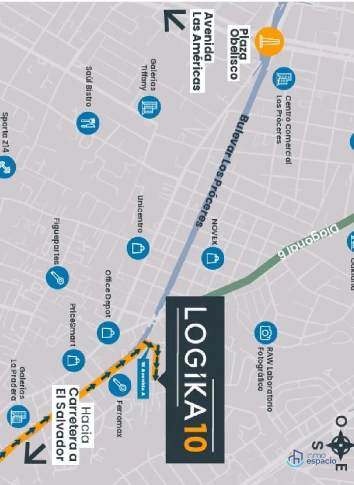 Proyecto de ofibodegas ubicado en 17 Calle “A” 18-65 Zona 10, Boulevard Los Próceres - 8