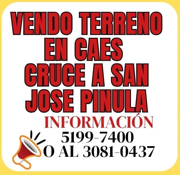 TERRENO EN CAES ENTREGA A SAN JOSE PINULA — Terreno en Venta en Santa Catarina Pinula, Guatemala, Ciudad — foto 1 de 1