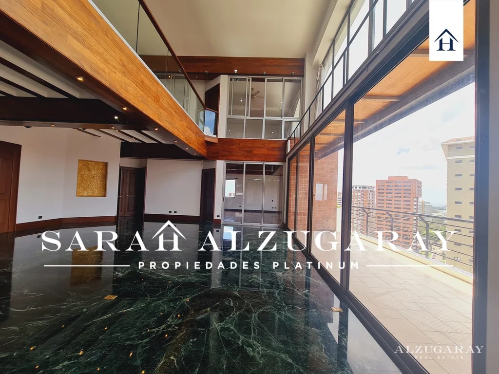 PENTHOUSE, 527 MTS, C/VISTA - 4 HAB./ 2 NIVELES, EDIF. Z. 14 — Apartamento en Alquiler en Zona 14, Guatemala, Ciudad — foto 1 de 10