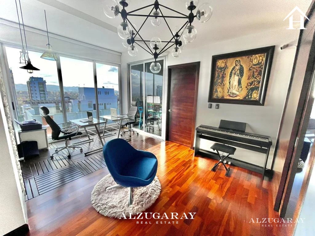 PENTHOUSE C/ AMPLIOS BALCONES - 3 HAB. / VISTA HERMOSA I ZONA 15 — Apartamento en Alquiler en Zona 15, Guatemala, Ciudad — foto 15 de 17