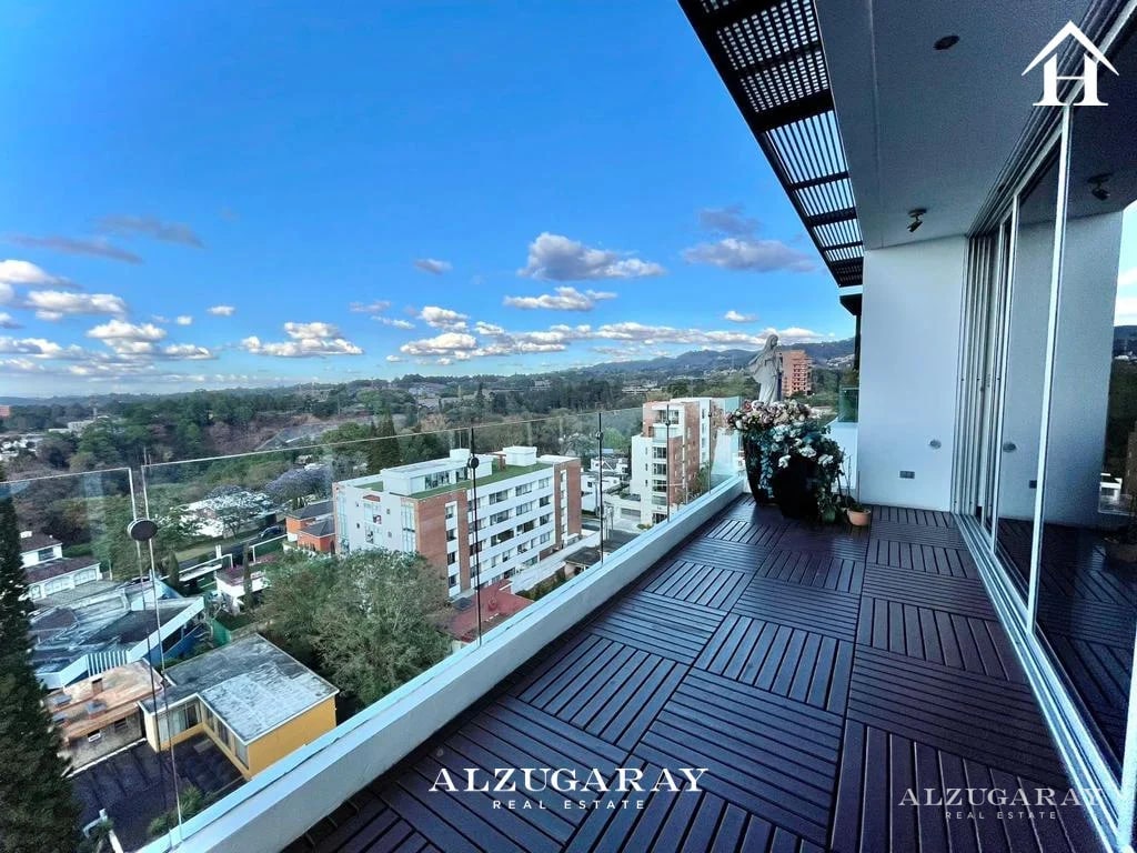 PENTHOUSE C/ AMPLIOS BALCONES - 3 HAB. / VISTA HERMOSA I ZONA 15 — Apartamento en Alquiler en Zona 15, Guatemala, Ciudad — foto 14 de 17
