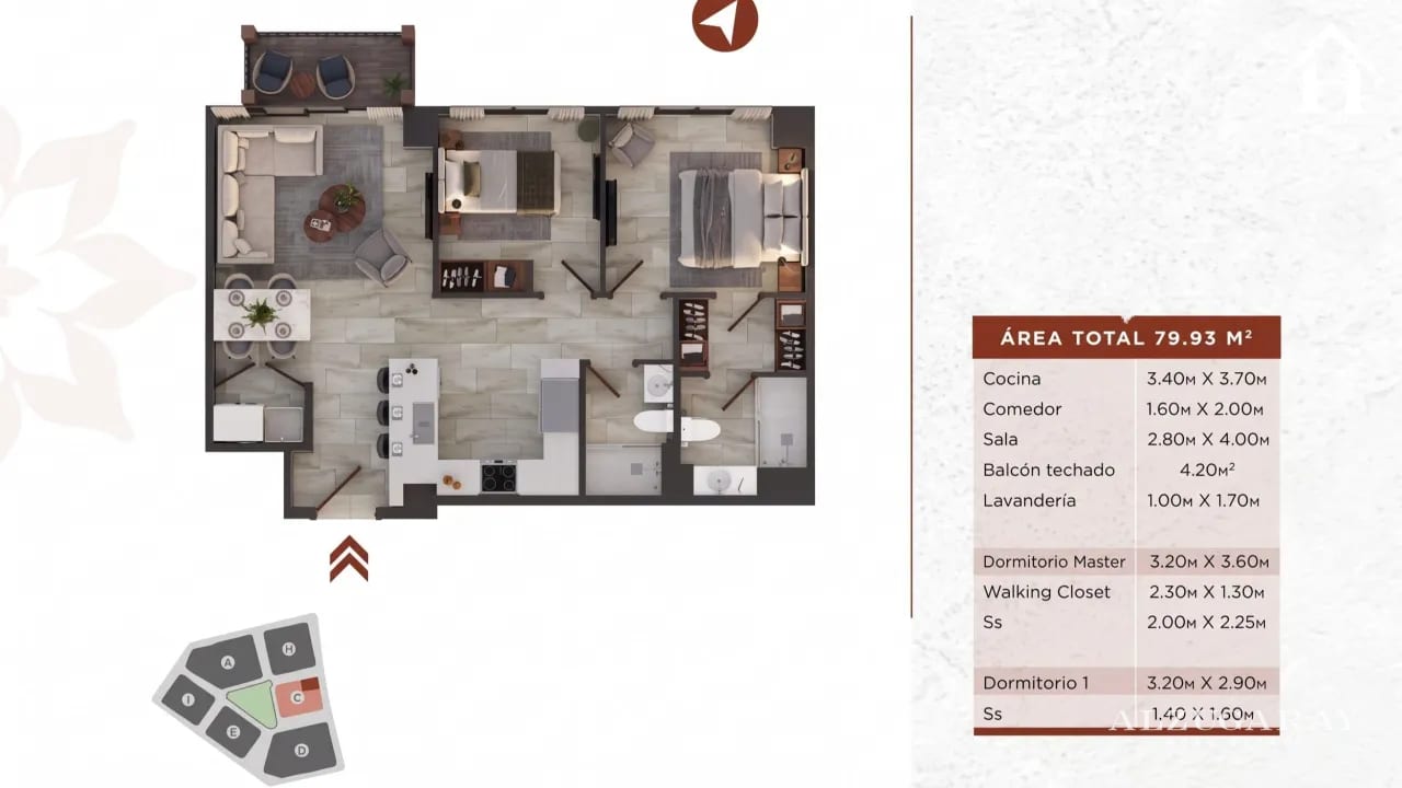 Apartamento para Estrenar |2 Hab. | Lirios de Cayalá Z.16 — Casa en Venta en Ciudad Cayalá, Zona 16, Guatemala, Ciudad — foto 4 de 9