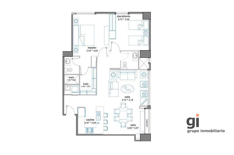 Apartamento en alquiler cerca de Zona Pradera — Apartamento en Alquiler en Zona 10, Guatemala, Ciudad — foto 13 de 13