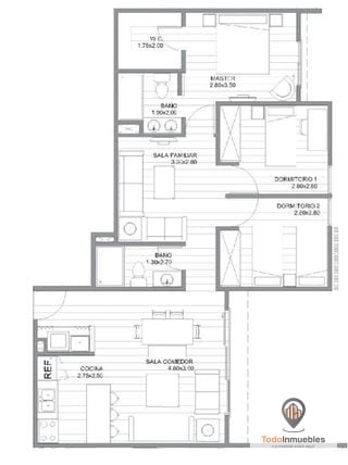 Apartamento Epic 15 venta 3 dormitorios y sala familiar — Apartamento en Venta en Epic15, Zona 15, Guatemala, Ciudad — miniatura 6 de 9